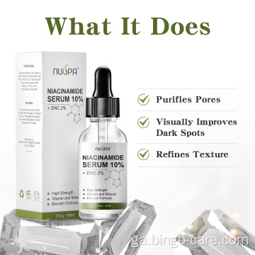 Serum Moisturizing Niacinamide B3 a mhaireann